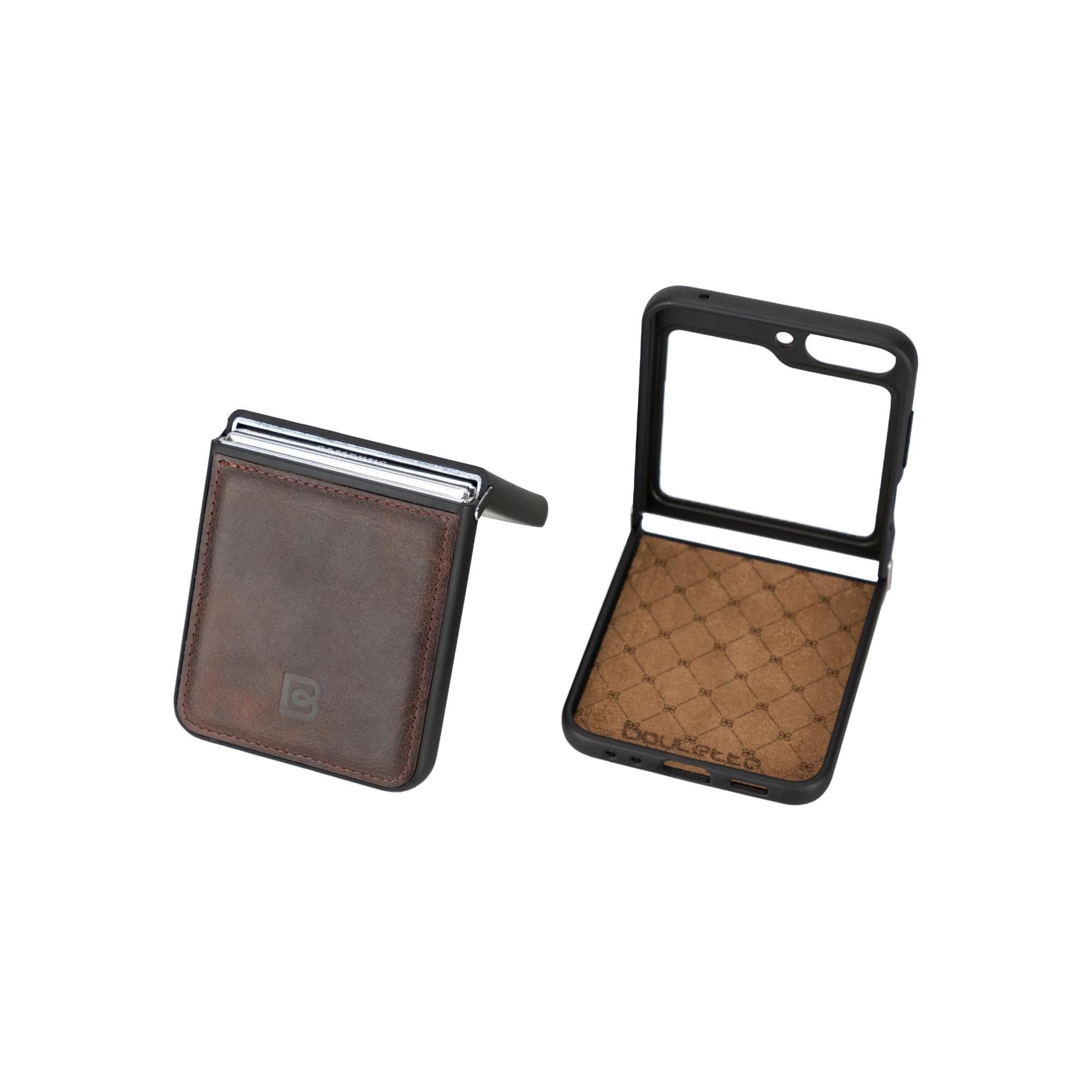 Samsung Galaxy Z Flip 5 Leather Back Cover Case - FXC Bouletta B2B