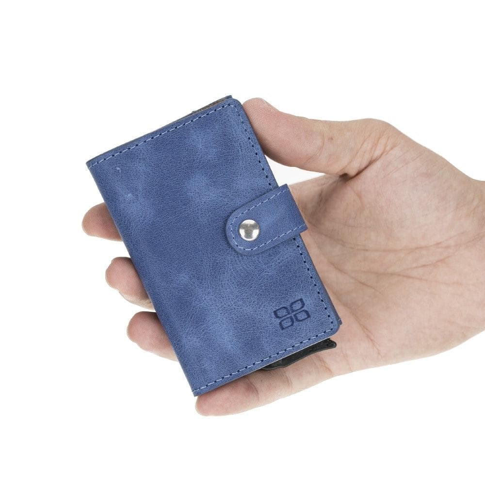 Terry Coin Leather Mechanical Card Holder Bouletta