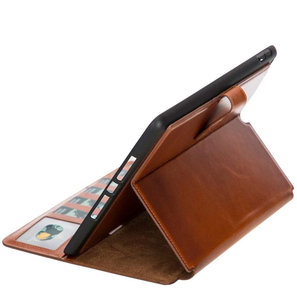 Eto iPad 10.2" 8th Generation Genuine Leather Wallet Case