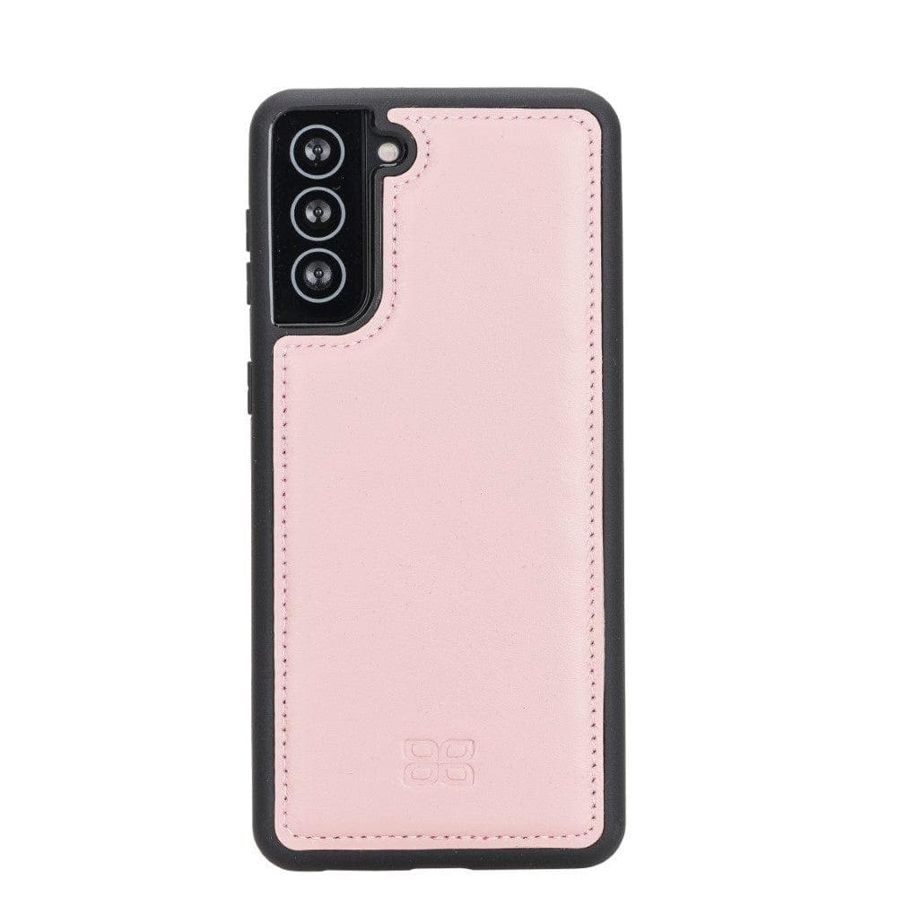 Flex Cover Back Leather Cases for Samsung Galaxy S21 Series S21 Plus 6.7" / Pink Bouletta LTD