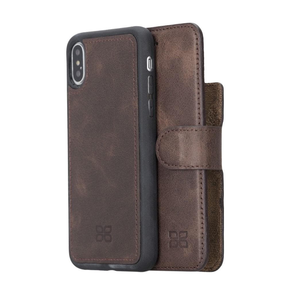 Apple iPhone X Series Detachable Leather Wallet Case - MW Bouletta LTD