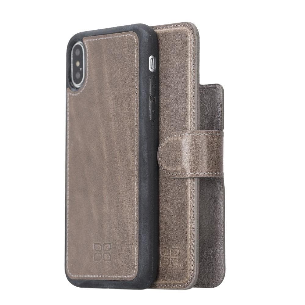 Apple iPhone X Series Detachable Leather Wallet Case - MW Bouletta LTD