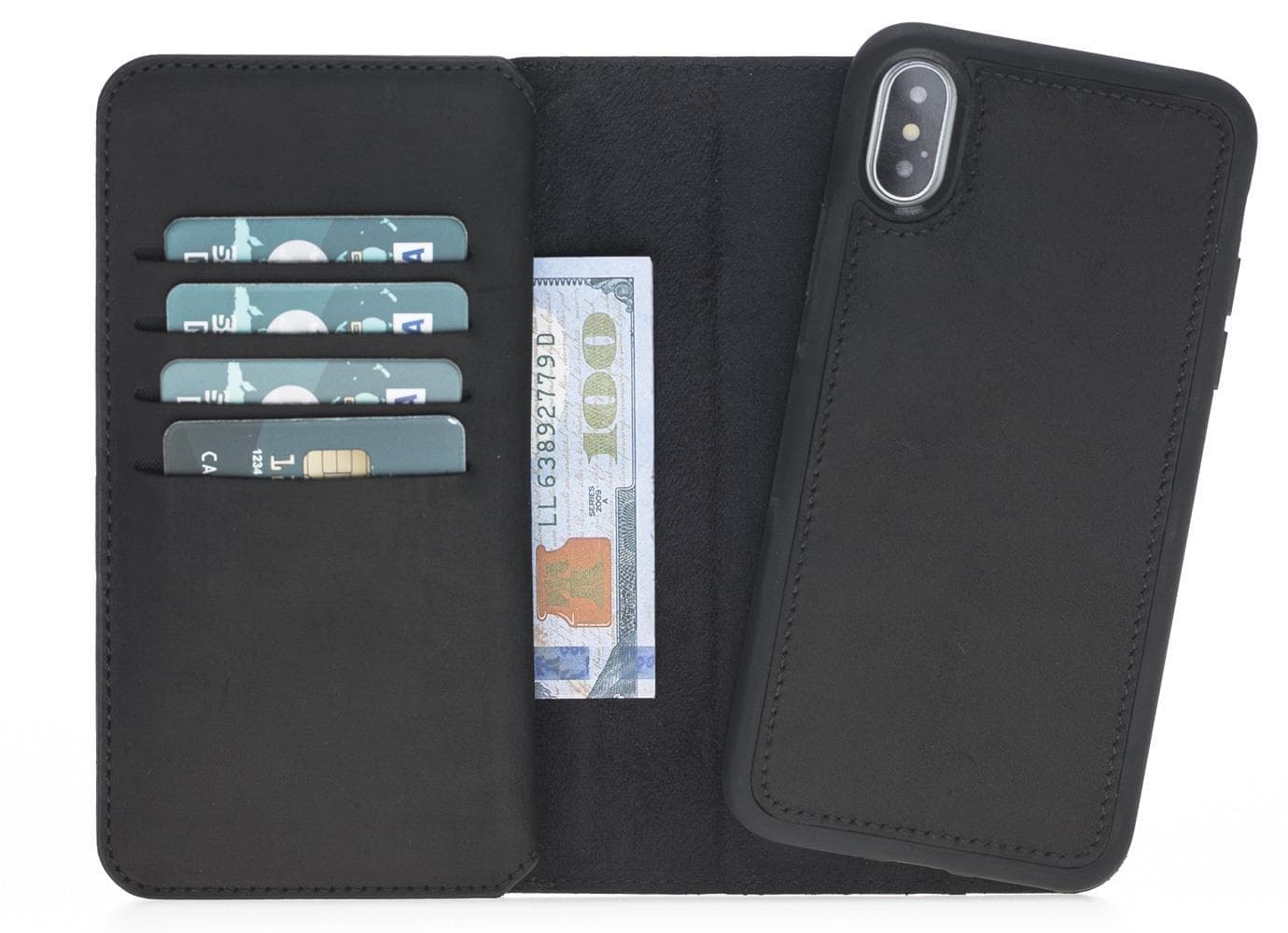 B2B - Apple iPhone 7/8 Leather Case - DMW Double Magic Wallet Bouletta Shop