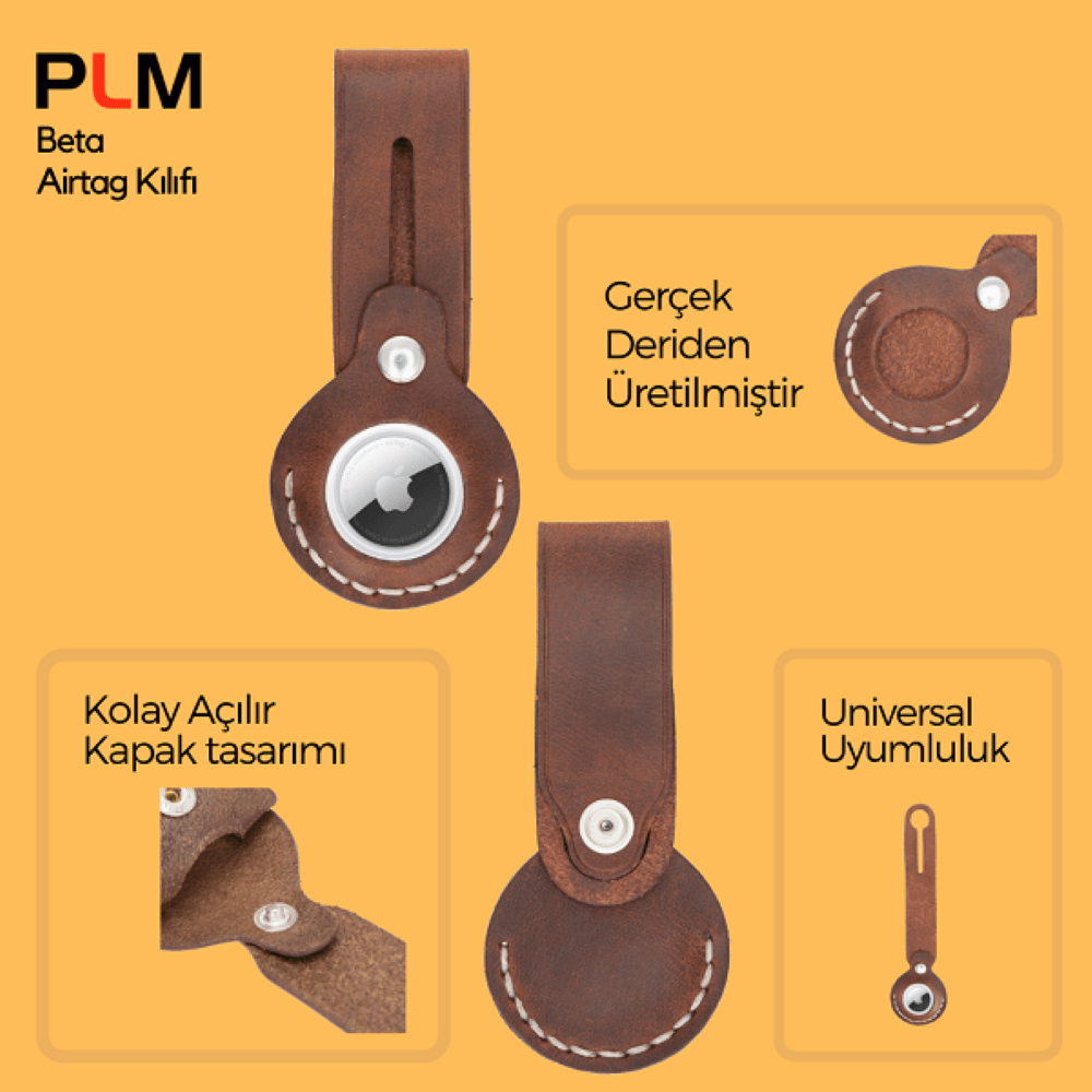 B2B - Beta Leather Keyring for Apple AirTag Bouletta Shop