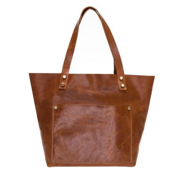 B2B- Geniun Leather Women Moon Tote Bag Large / G19 Bouletta B2B