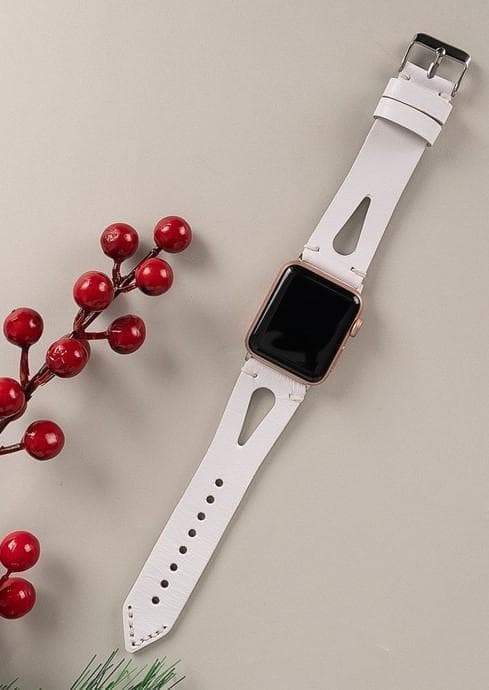 B2B - Leather Apple Watch Bands - BA2 Style Drop Cut Bouletta B2B