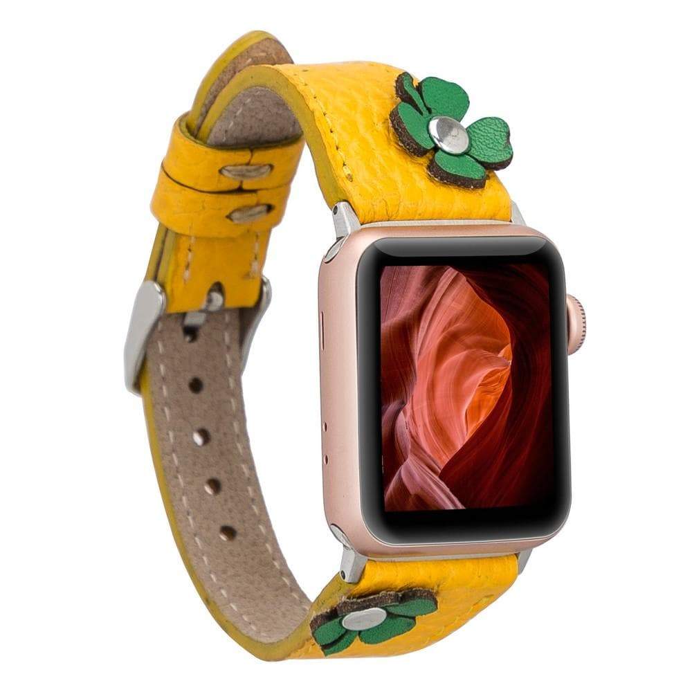 B2B - Leather Apple Watch Bands - Clasic Slim Flover Style Bouletta Shop