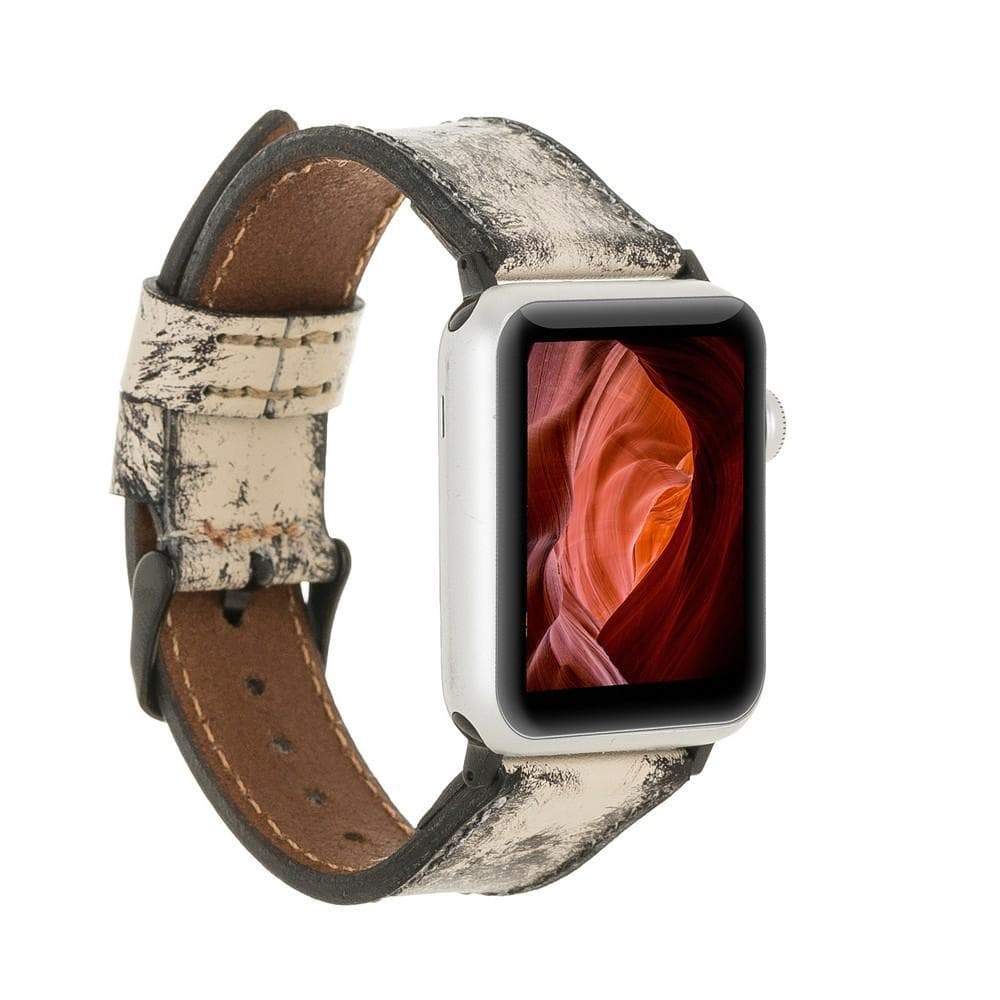 B2B - Leather Apple Watch Bands - Classic Style V26SEF Bouletta B2B