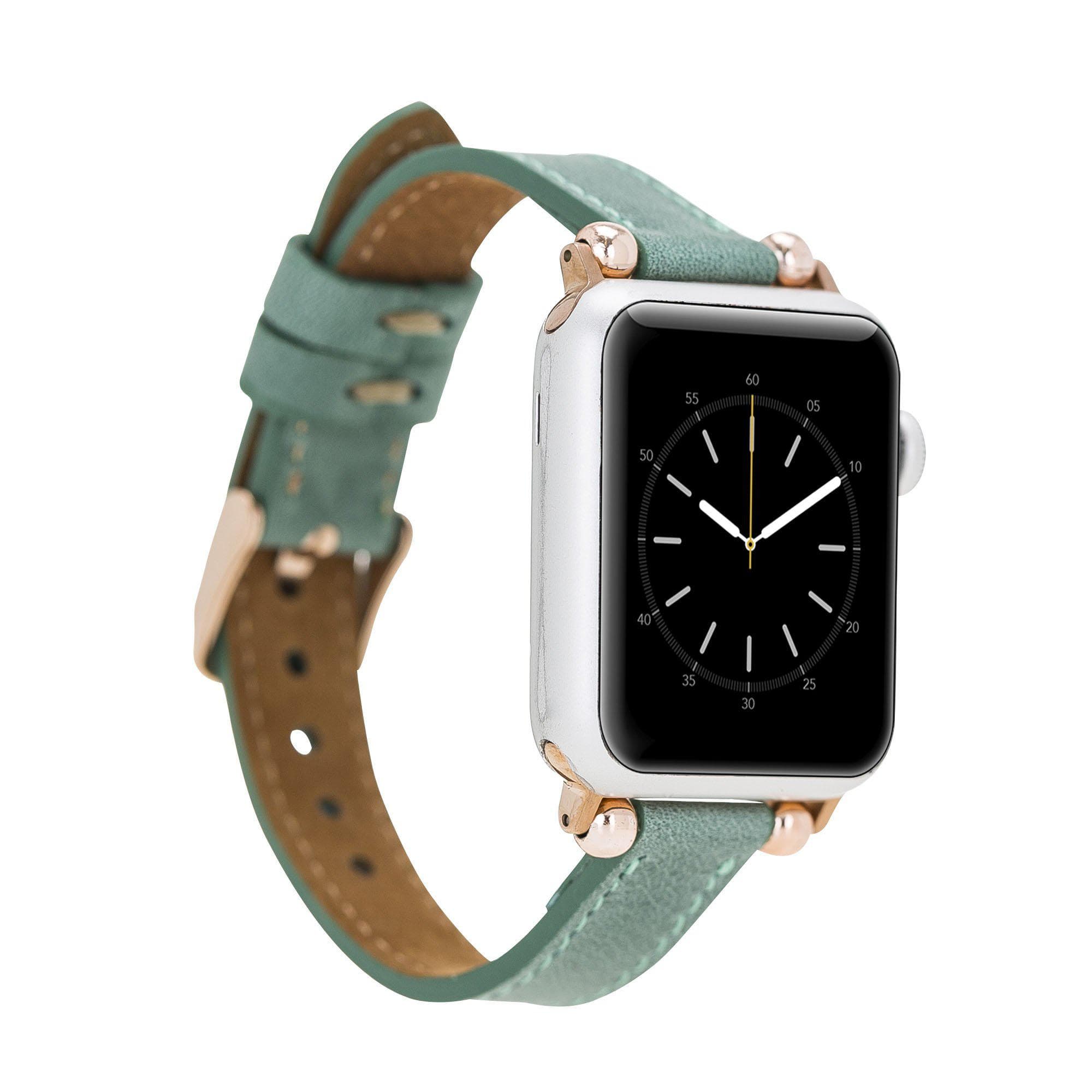 B2B - Leather Apple Watch Bands - Ferro Seamy Style CZ12 Bouletta B2B