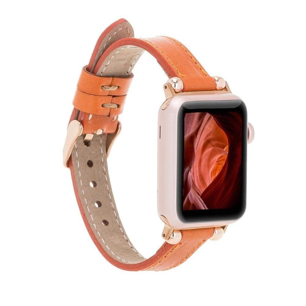 B2B - Leather Apple Watch Bands - Ferro Seamy Style F5 Bouletta B2B