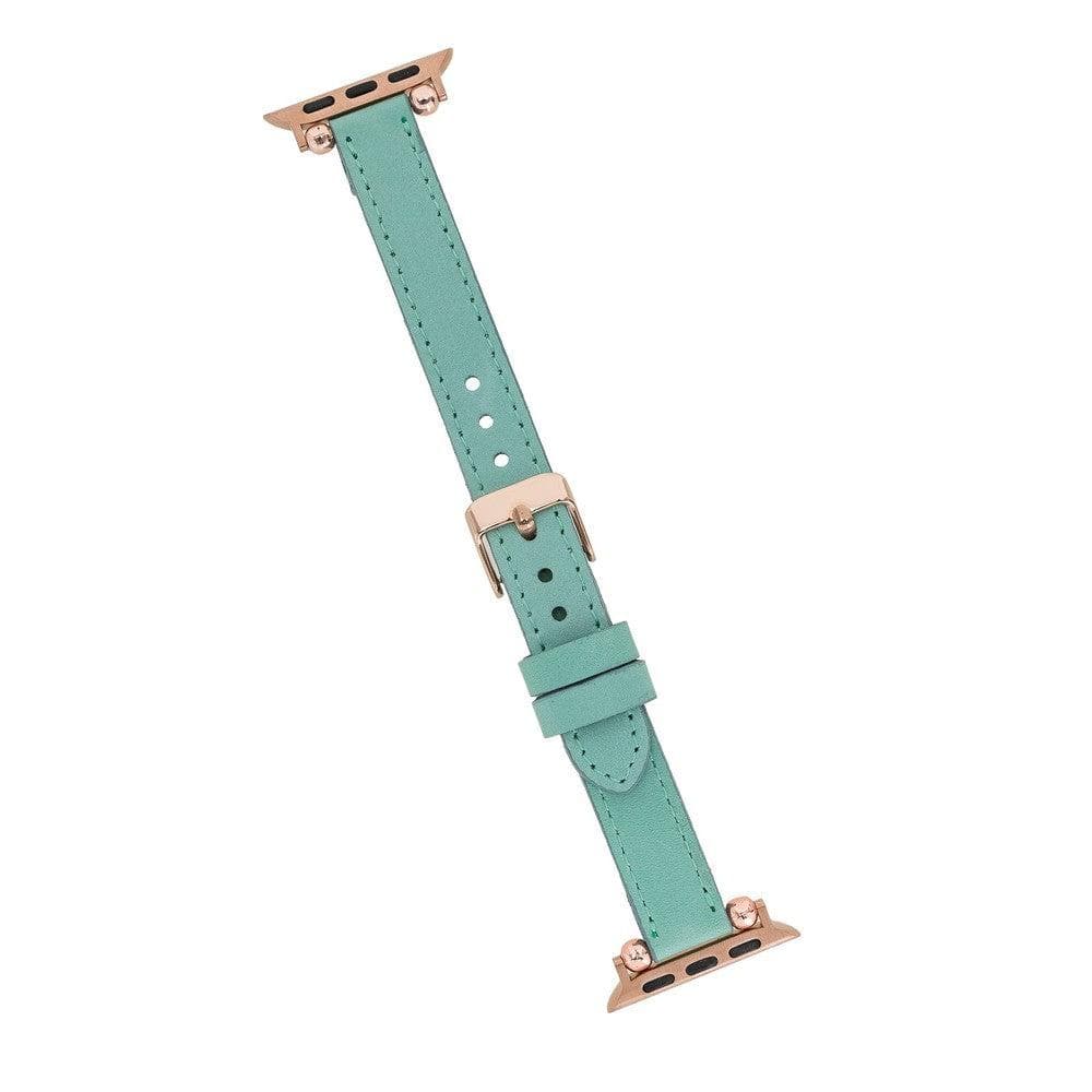 B2B - Leather Fitbit Watch Bands - Ferro Rose Trok Style Bouletta B2B