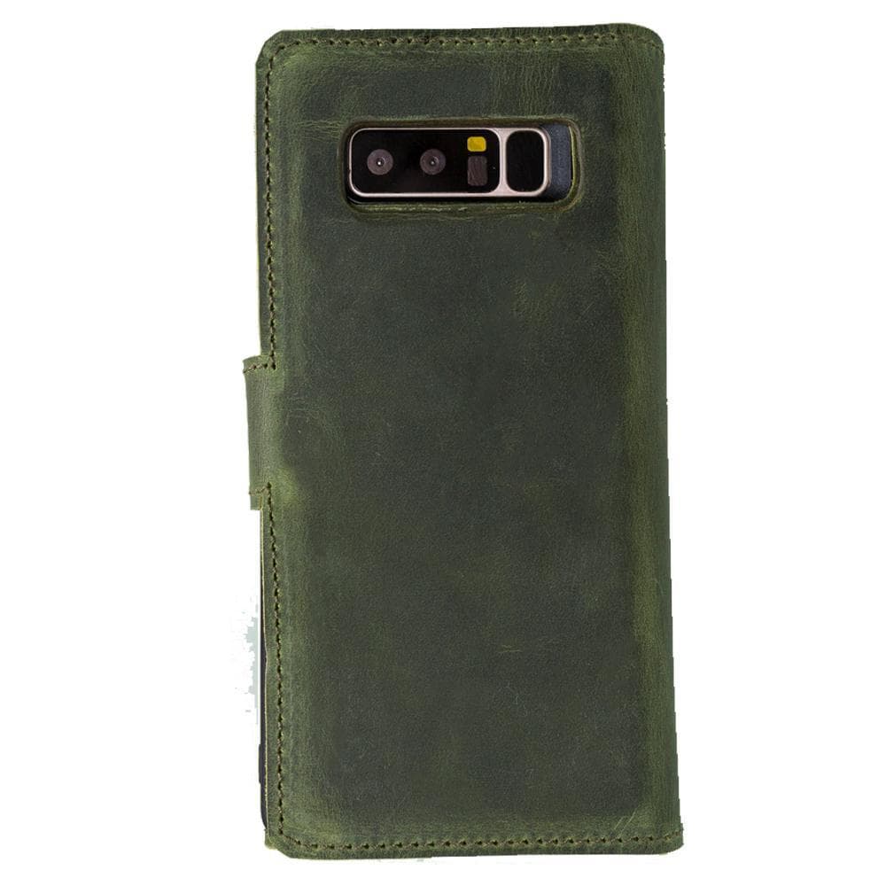 B2B - Samsung Galaxy Note 8 Leather SANTA Wallet Case GREEN Bouletta B2B