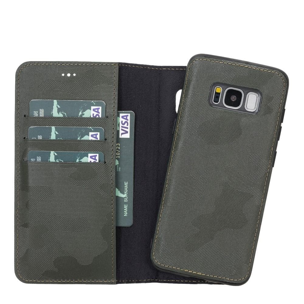 B2B - Samsung Galaxy S8 Detachable Leather Case KFGRN Bouletta B2B