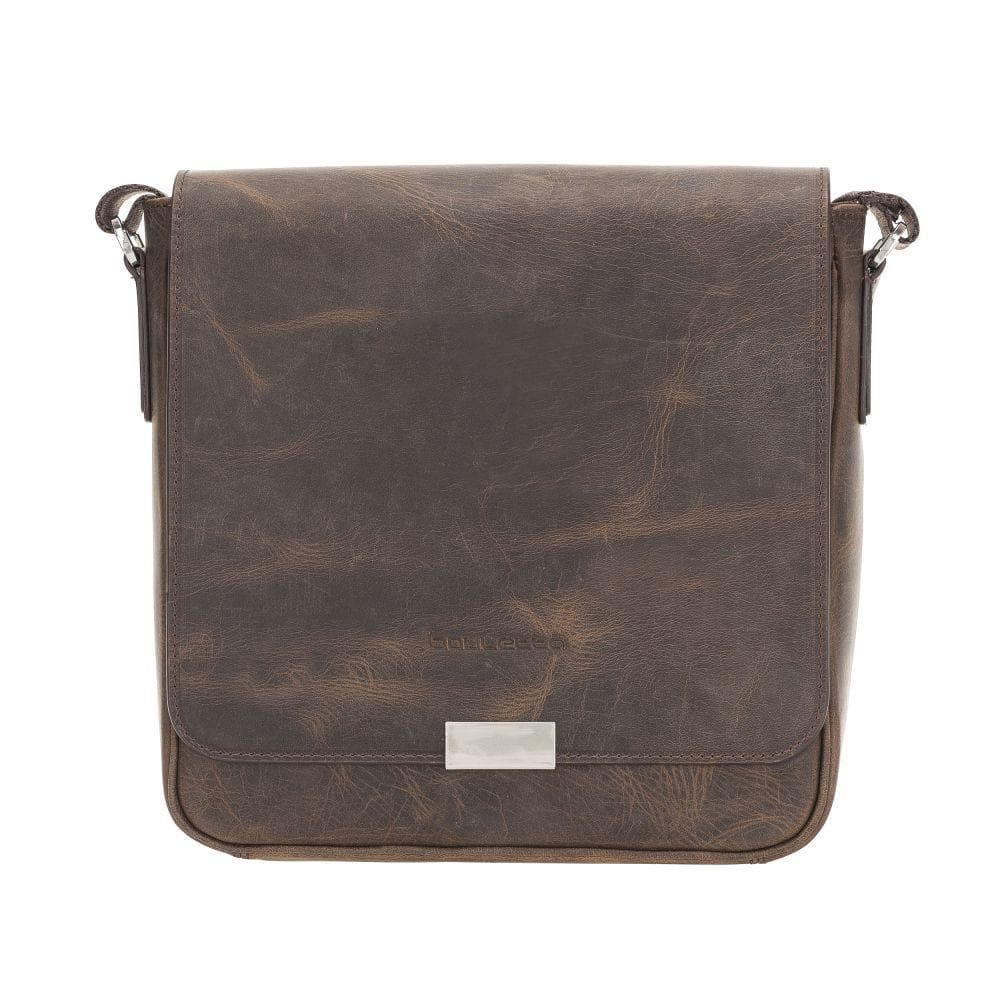 Calisto Handmade Genuine Leather Shoulder Strap Messenger Bags Antic Brown Bouletta Shop