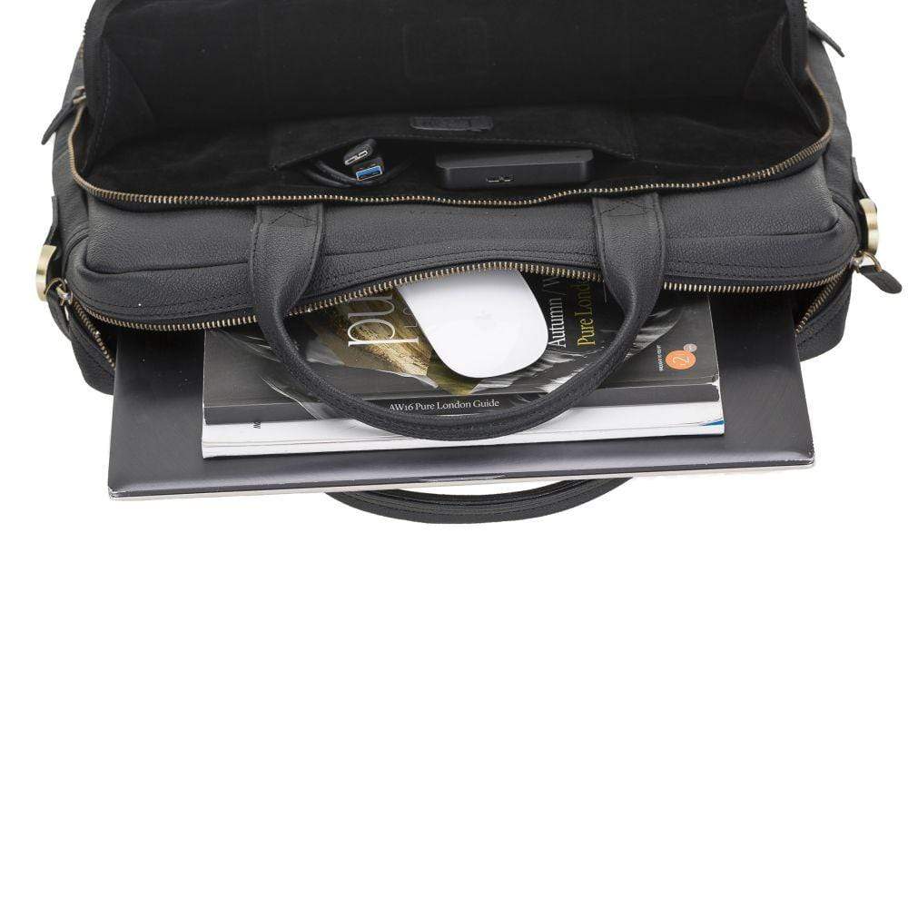 Briefcases Troy Leather Laptop Bags Bouletta Shop