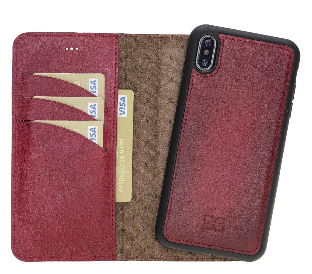 Detachable Leather Wallet Case for Apple iPhone X Series Bouletta