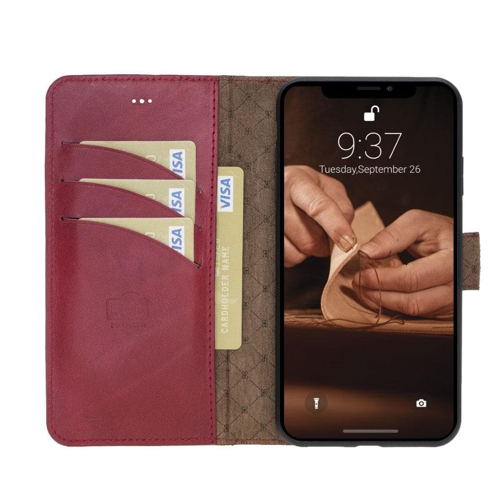 Detachable Leather Wallet Case for Apple iPhone X Series Bouletta