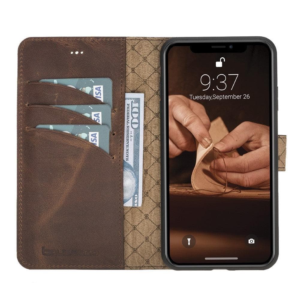 Detachable Leather Wallet Case for Apple iPhone X Series Bouletta LTD