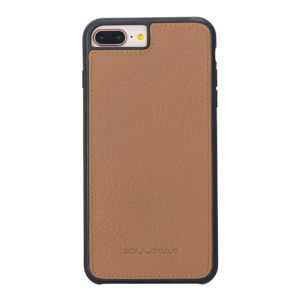 Flexible Genuine Leather Back Cover for Apple iPhone 7 Series iPhone 7 / Floather Brown Bouletta