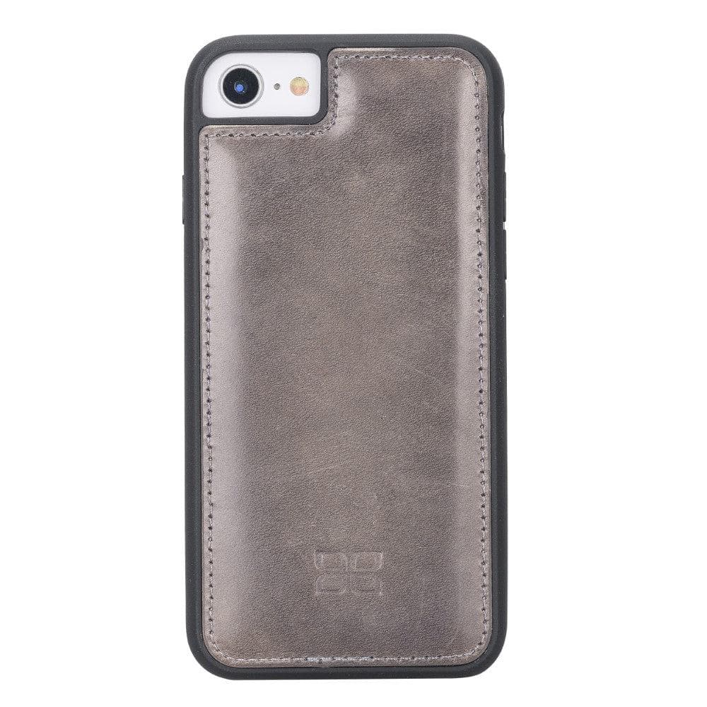 Flexible Genuine Leather Back Cover for Apple iPhone 7 Series iPhone 7 / Vegetal Concrete Bouletta LTD