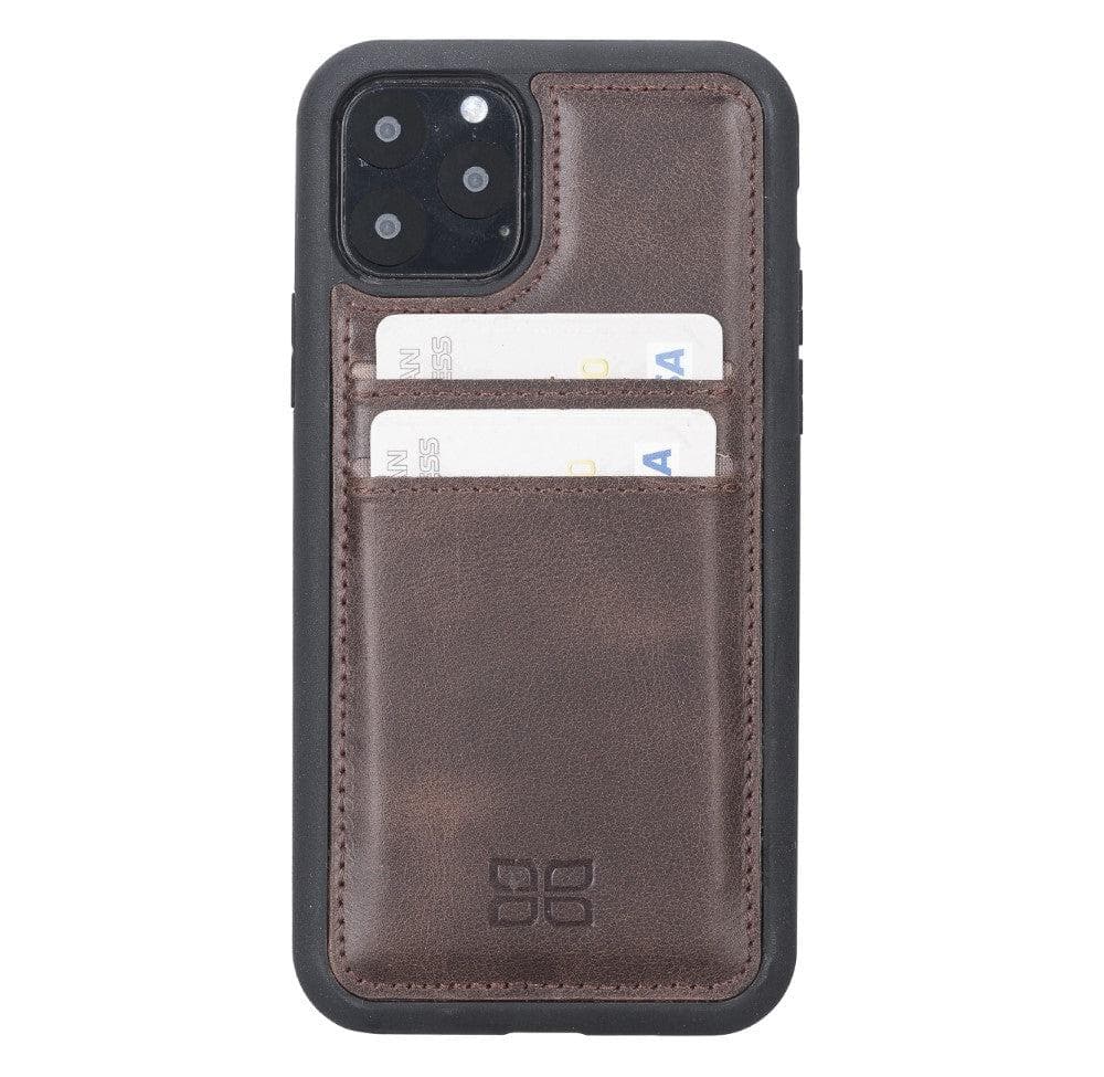 Flexible Leather Back Cover With Card Holder for iPhone 11 Series Bouletta LTD