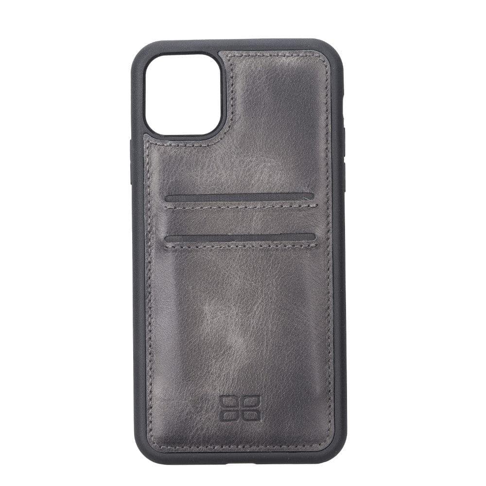 Flexible Leather Back Cover With Card Holder for iPhone 11 Series Bouletta LTD