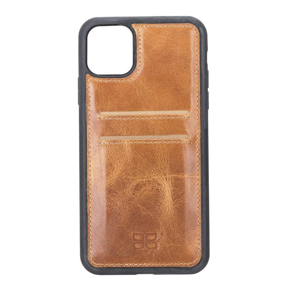 Flexible Leather Back Cover With Card Holder for iPhone 11 Series Bouletta LTD