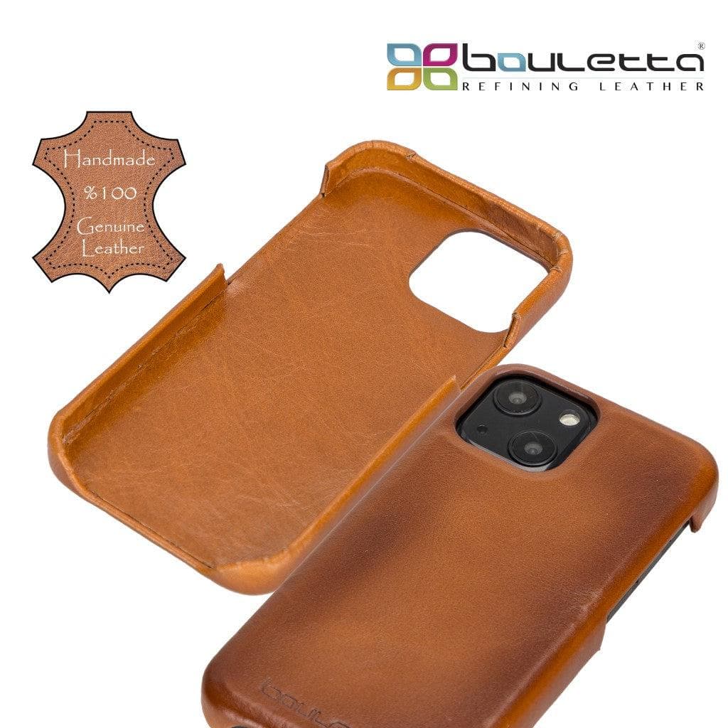 Full Leather Coating Back Cover for Apple iPhone 13 Series Bouletta LTD