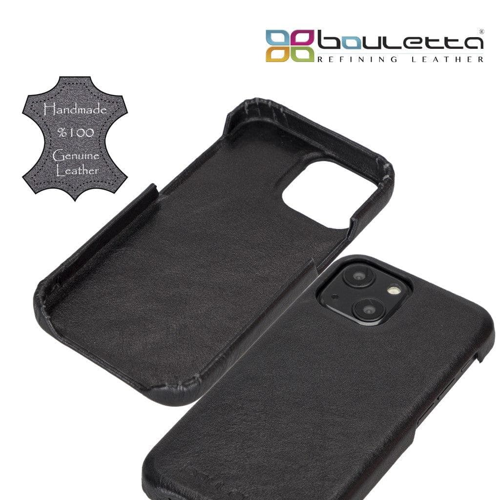 Full Leather Coating Back Cover for Apple iPhone 13 Series Bouletta LTD