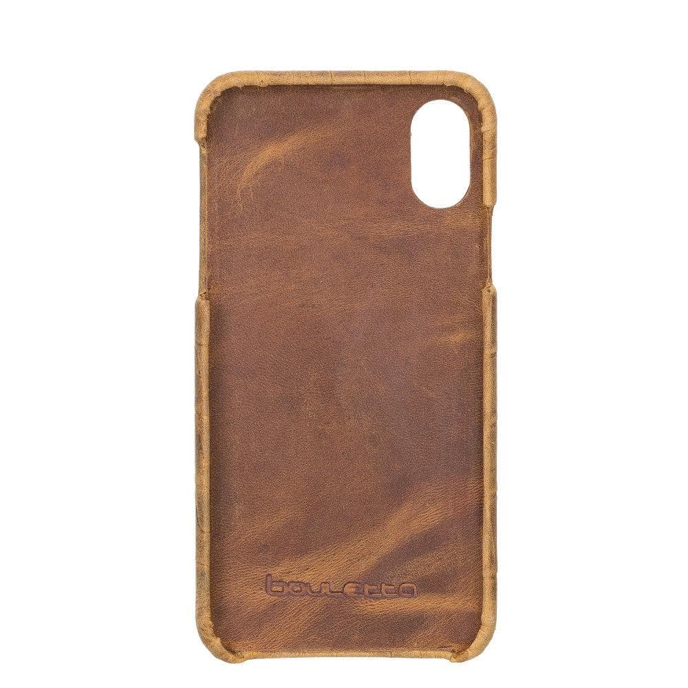Apple iPhone X and iPhone XS Full Covered Genuine Leather Case Bouletta LTD