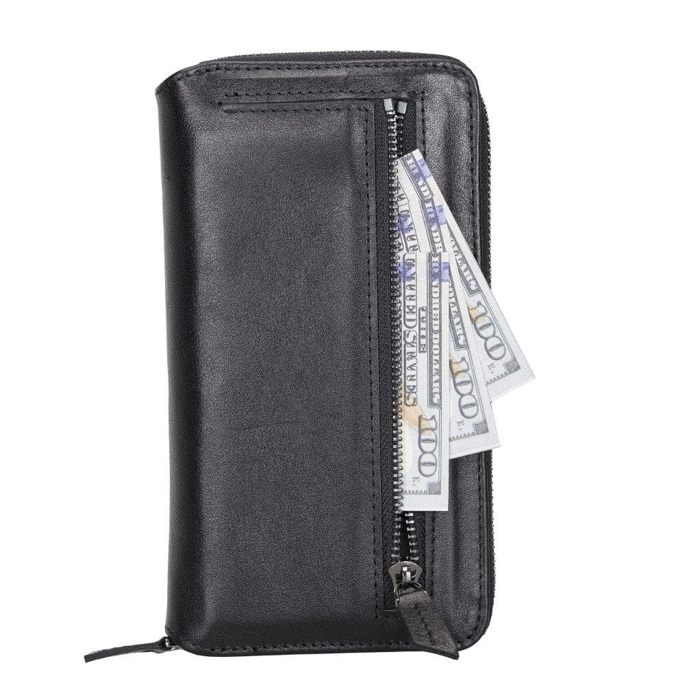 Detachable Leather Zipper Wallet Cases for Apple iPhone 13 Series Bouletta LTD