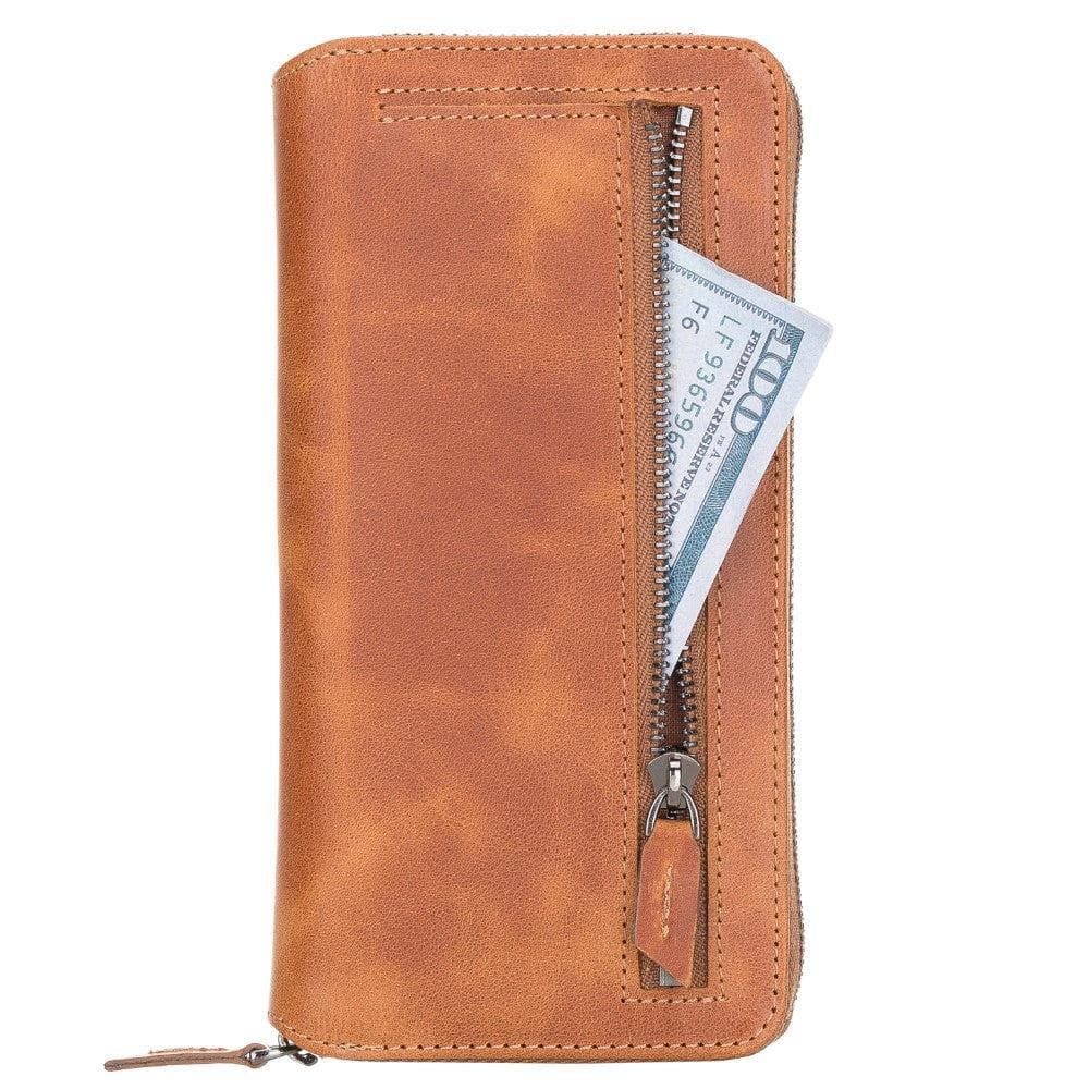 Detachable Leather Zipper Wallet Cases for Samsung Galaxy S21 Series Bouletta LTD