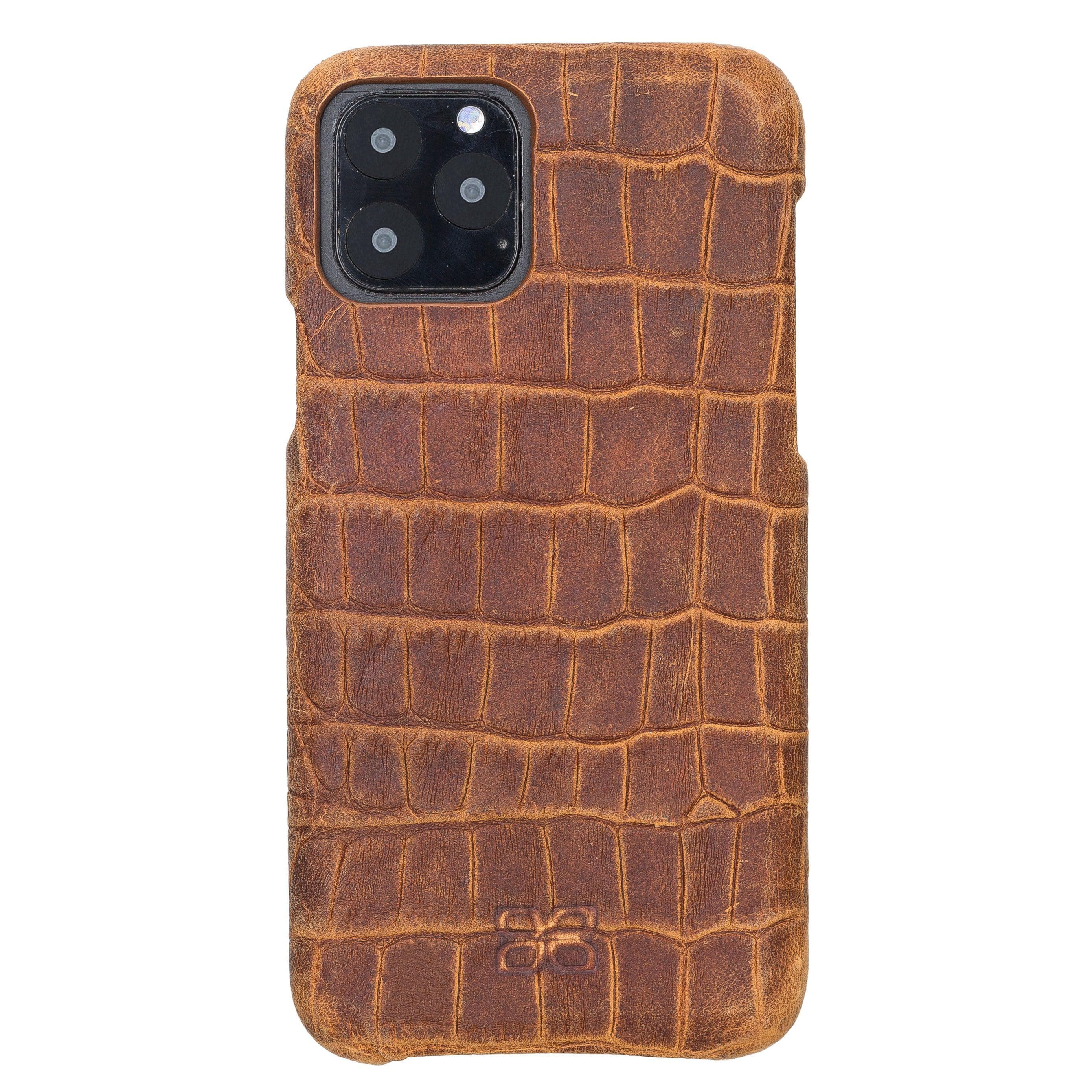 Bouletta Fully Leather Back Cover for Apple iPhone 11 Series iPhone 11 Pro / Dragon Mustard Bouletta LTD