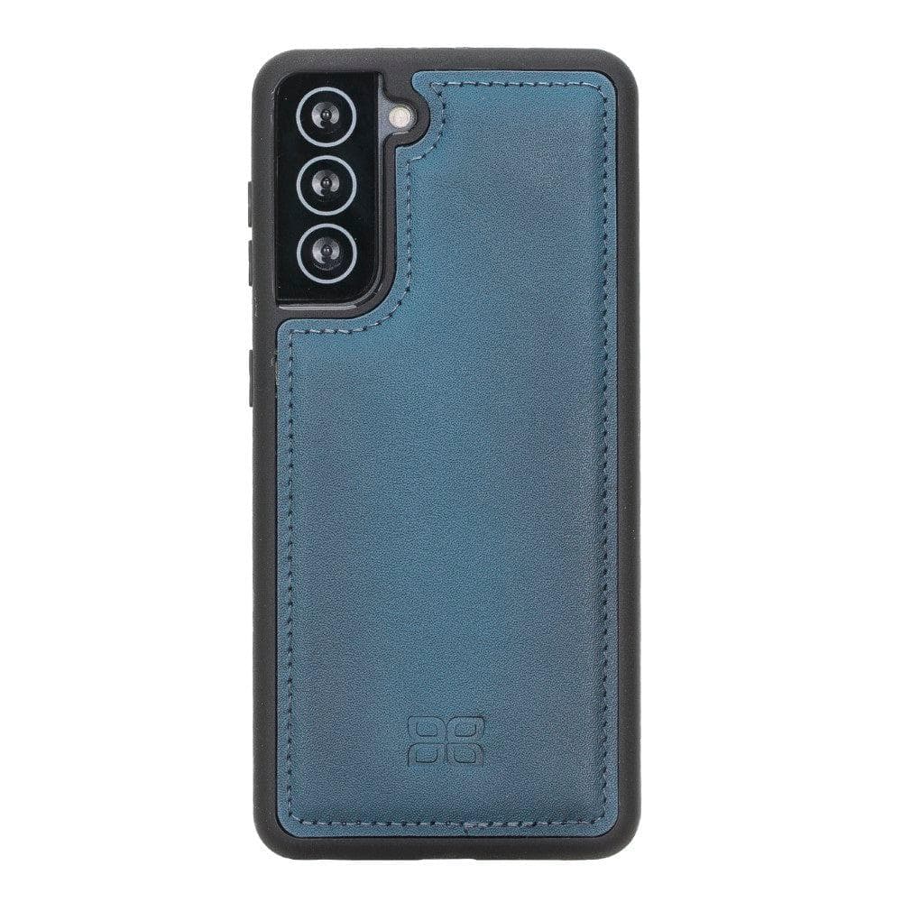 Flex Cover Back Leather Cases for Samsung Galaxy S21 Series S21 Plus 6.7" / Blue Bouletta LTD