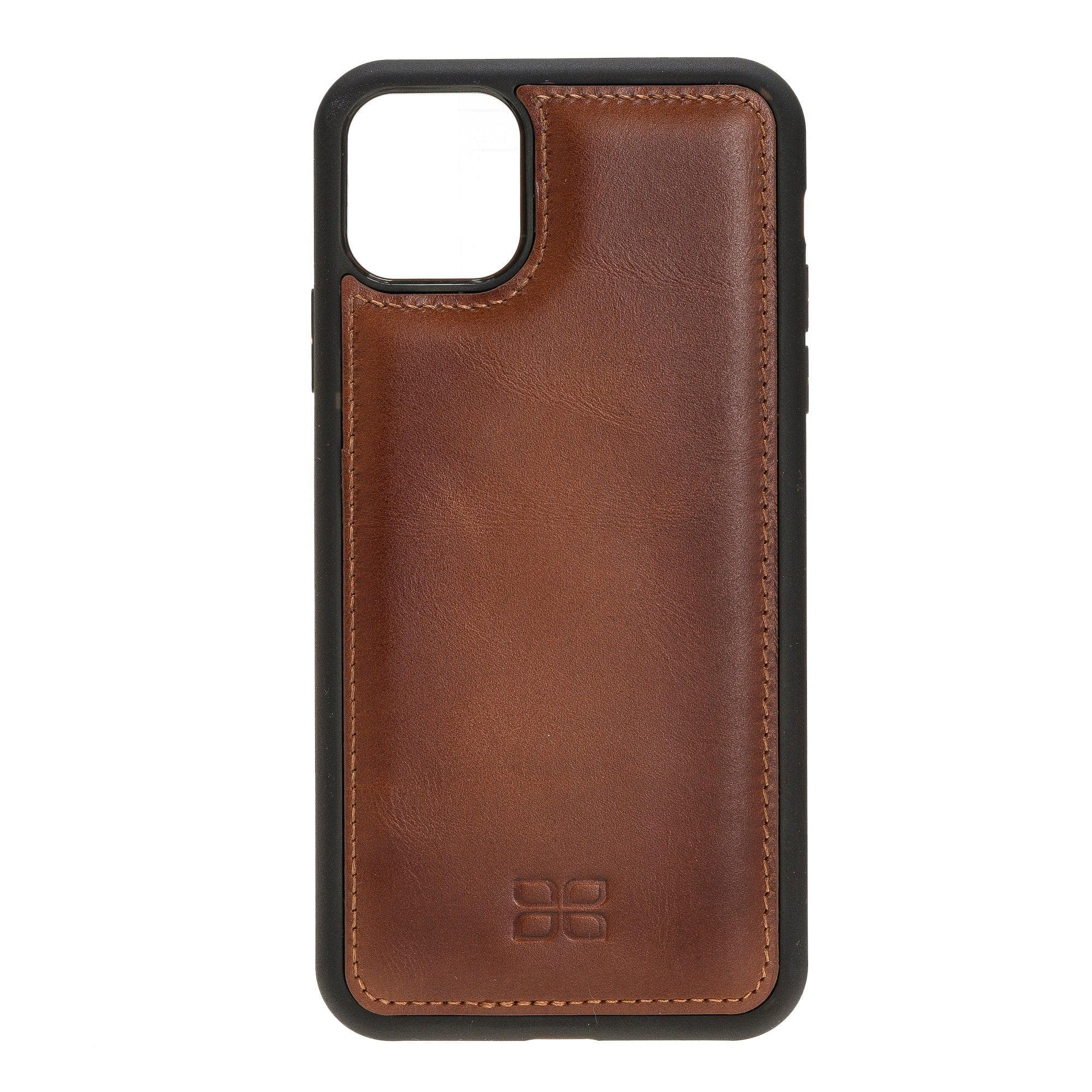 Flex Cover Leather Back Cover Case for Apple iPhone 11 Series iPhone 11 Promax 6.5" / Tan Bouletta LTD