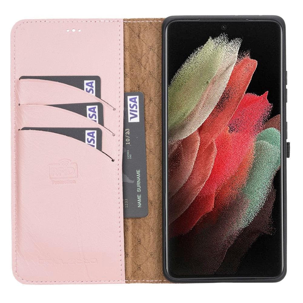 Magnetic Detachable Leather Wallet Cases for Samsung Galaxy S21 Series Bouletta LTD