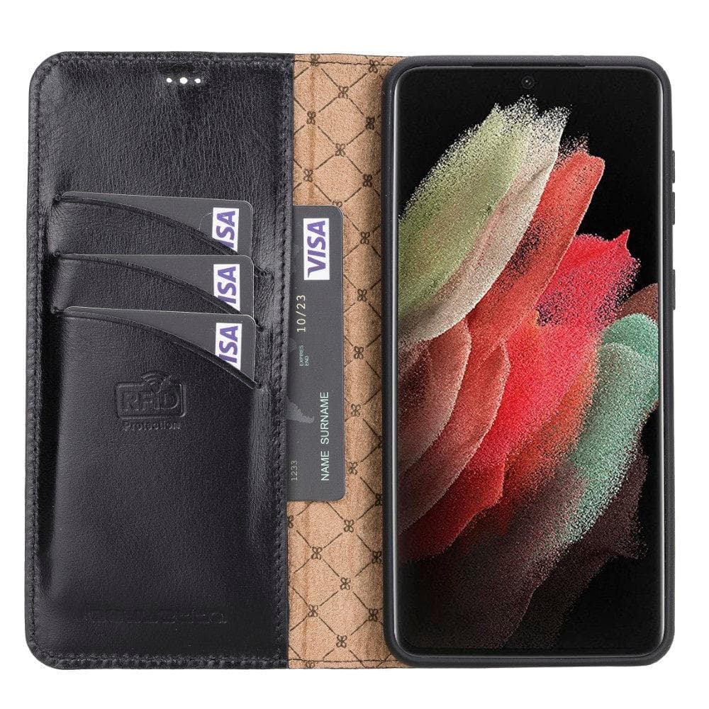 Magnetic Detachable Leather Wallet Cases for Samsung Galaxy S21 Series Bouletta LTD