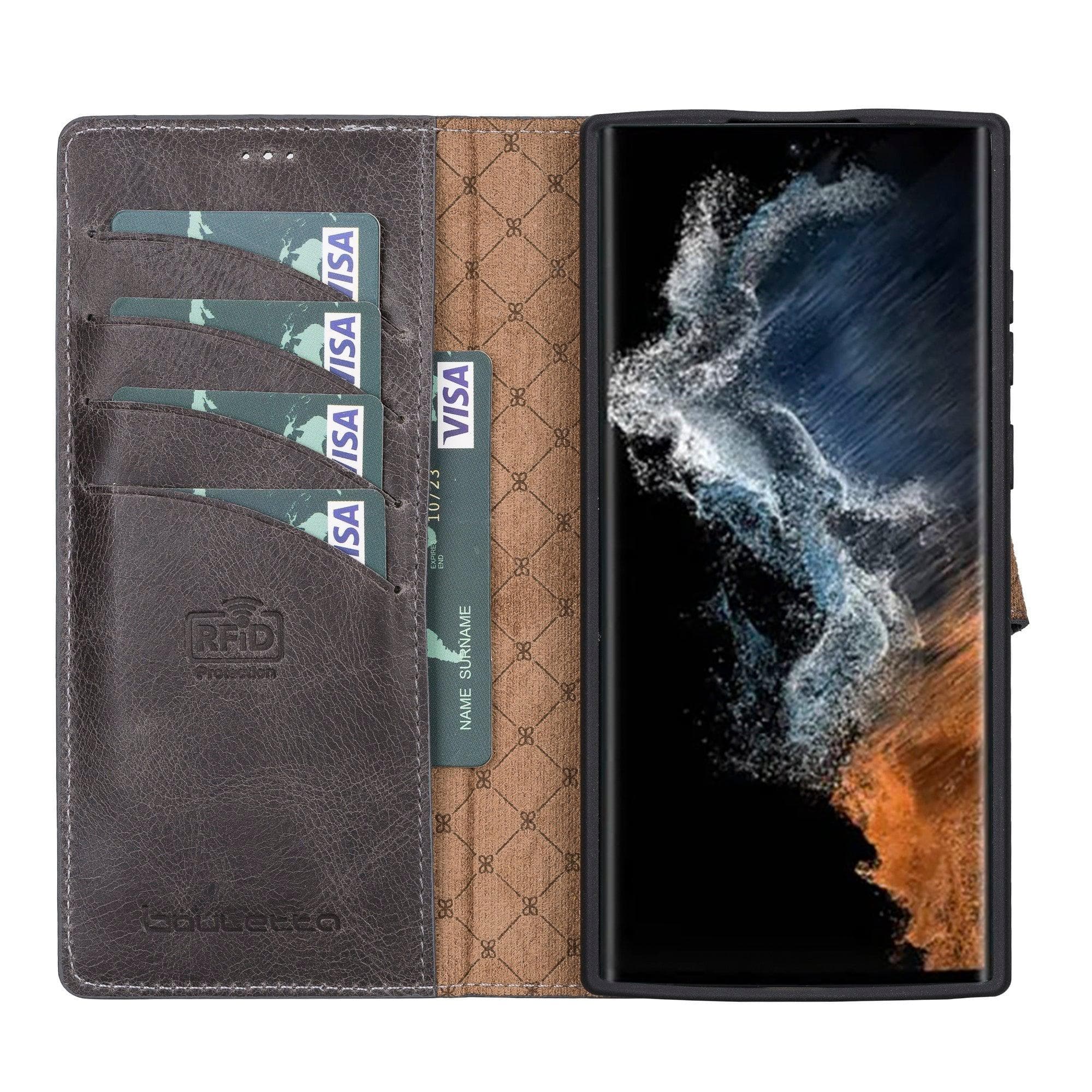 Samsung Galaxy S22 Series Leather Detachable Wallet Case Bouletta LTD