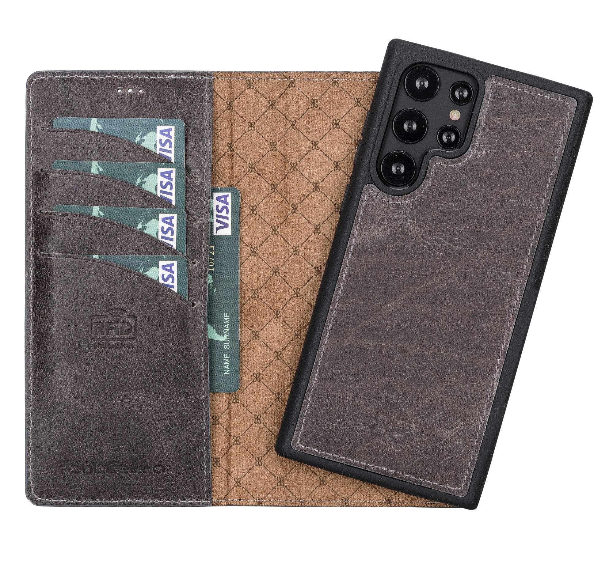 Samsung Galaxy S22 Series Leather Detachable Wallet Case Bouletta LTD