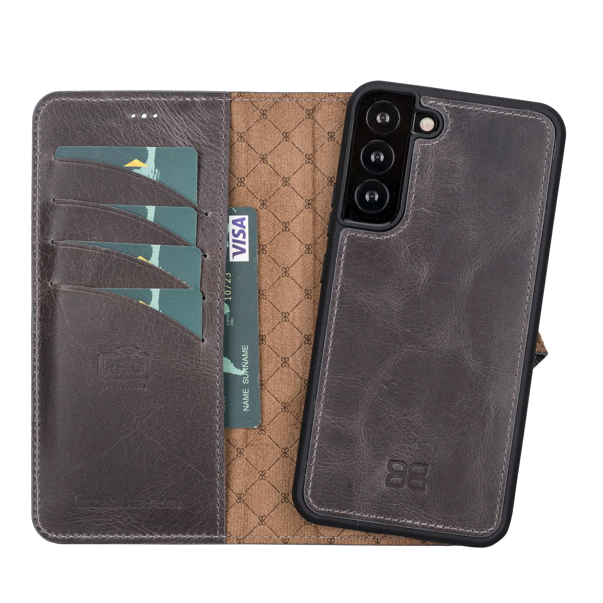 Samsung Galaxy S22 Series Leather Detachable Wallet Case Bouletta LTD