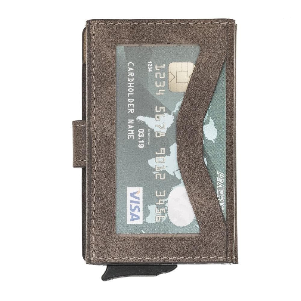 Terry Coin Leather Mechanical Card Holder Tn3 Window Bouletta
