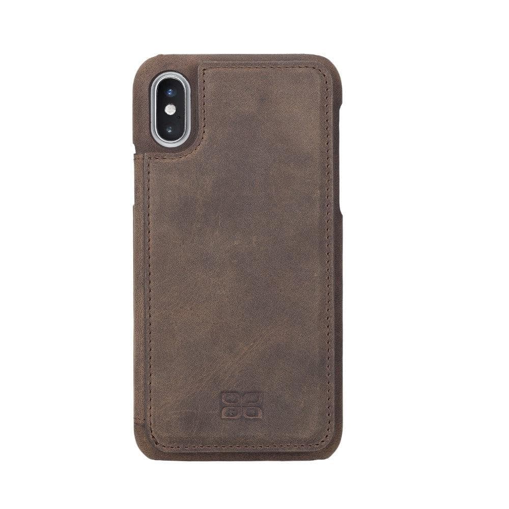 Ultimate Holder Genuine Leather Back Cover for iPhone X Series iPhone X / XS / Brown Bouletta LTD