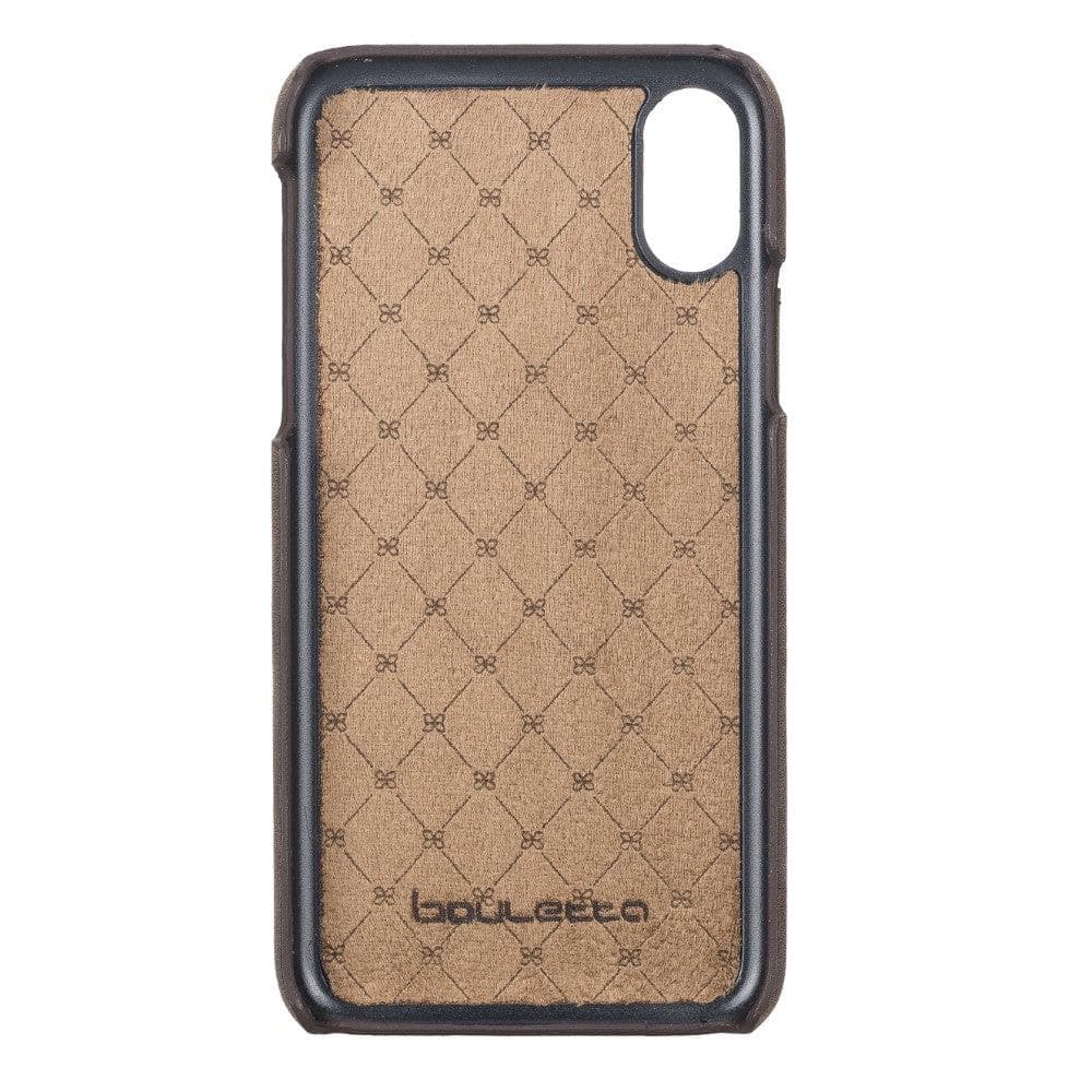 Ultimate Holder Genuine Leather Back Cover for iPhone X Series Bouletta LTD